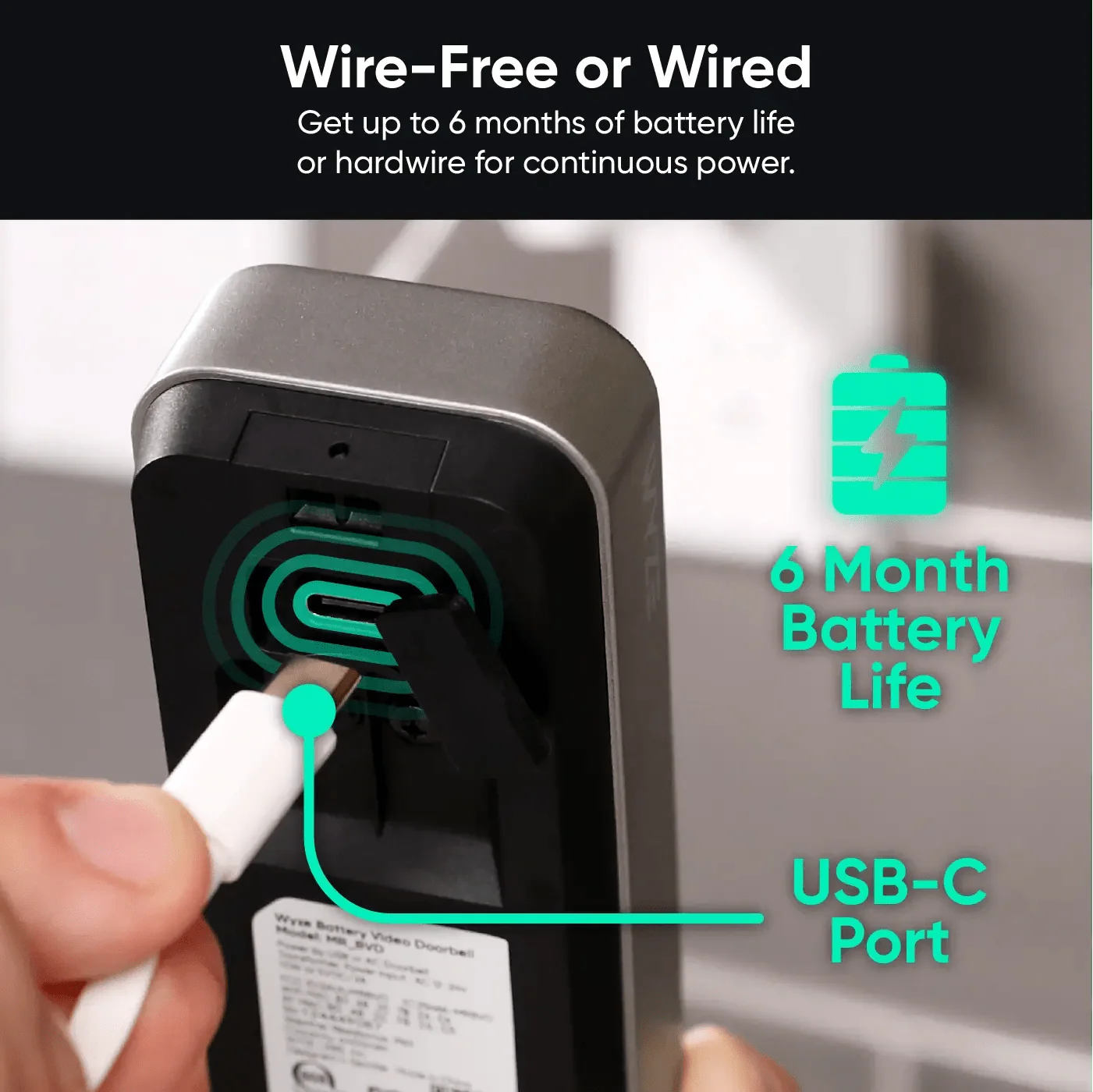 (Refurbished) Wyze Battery Video Doorbell - Image 6