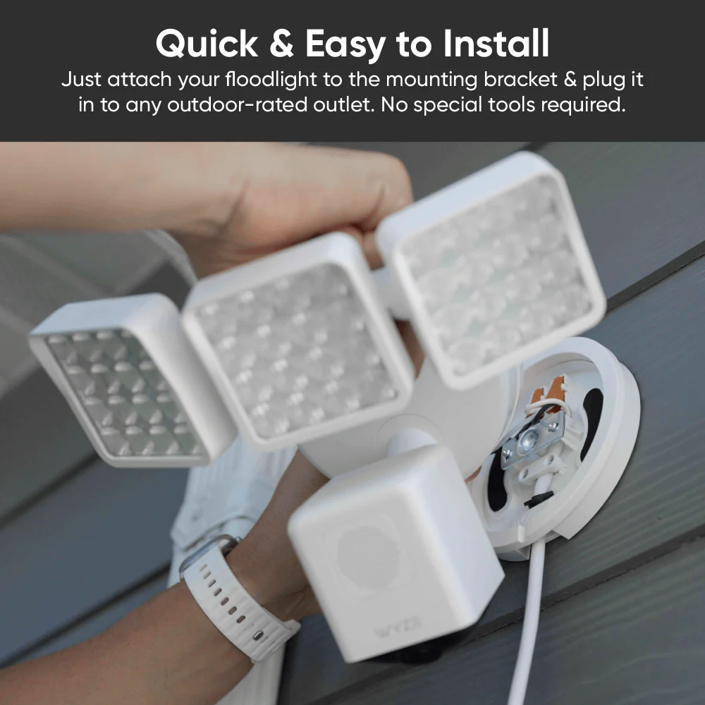Wyze Cam Floodlight v2 + Plug-In Mount - Image 5