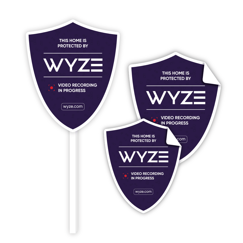 Wyze Security Reflective Sticker - Image 7